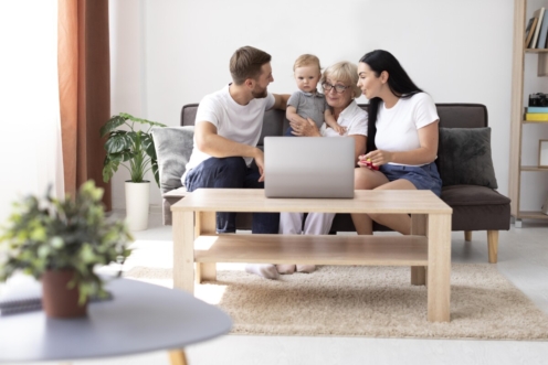 Bright home interior creating a great first impression