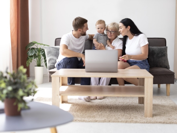 Bright home interior creating a great first impression