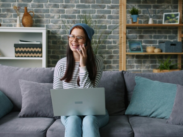 Digital nomads in Montenegro working from a modern rental apartment
