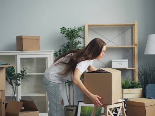 Packed moving boxes ready for a stress-free move