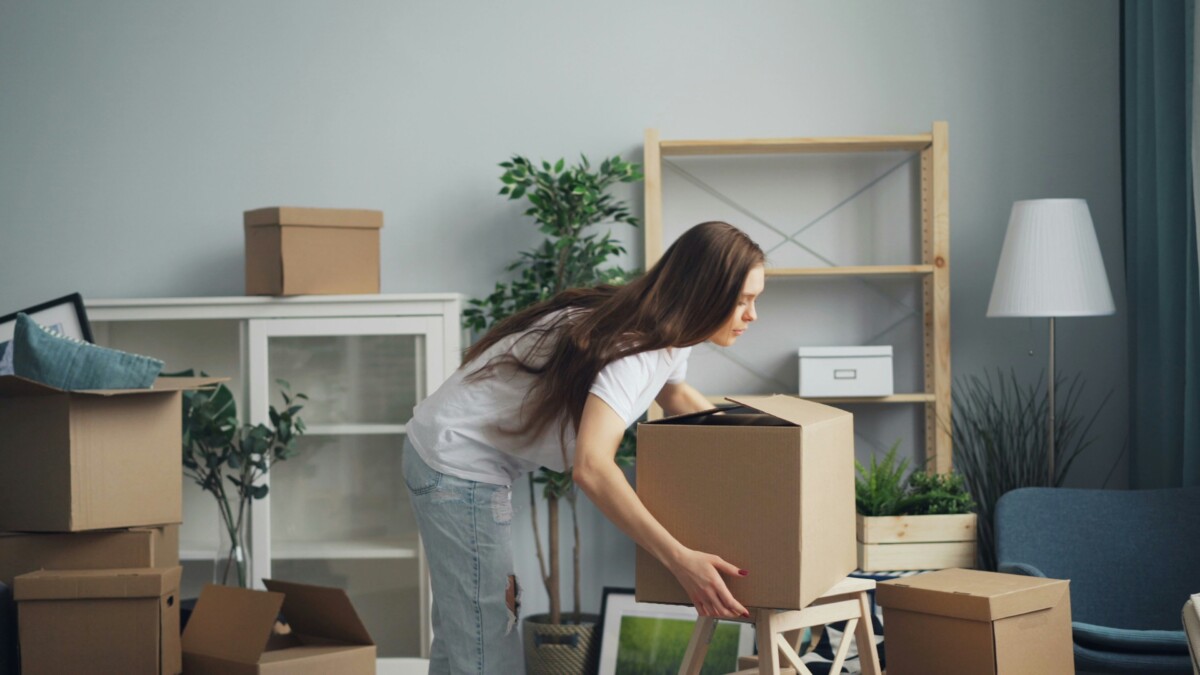 Packed moving boxes ready for a stress-free move